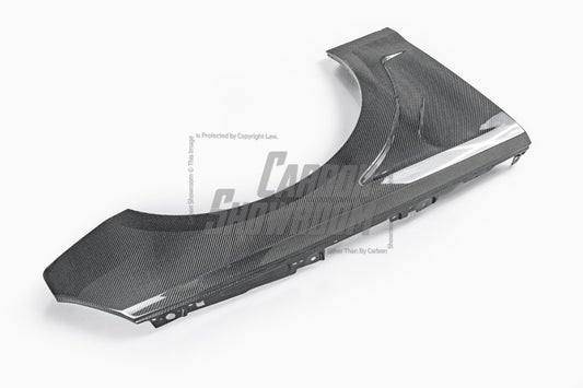 Audi S4 / A4 B9.5 2020 2021 2022 2023 2024 with Aftermarket Parts - AE Style Front Fenders Carbon Fiber?from ArmorExtend