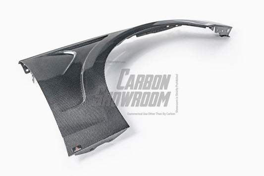 Audi S4 / A4 B9.5 2020 2021 2022 2023 2024 with Aftermarket Parts - AE Style Front Fenders Carbon Fiber?from ArmorExtend