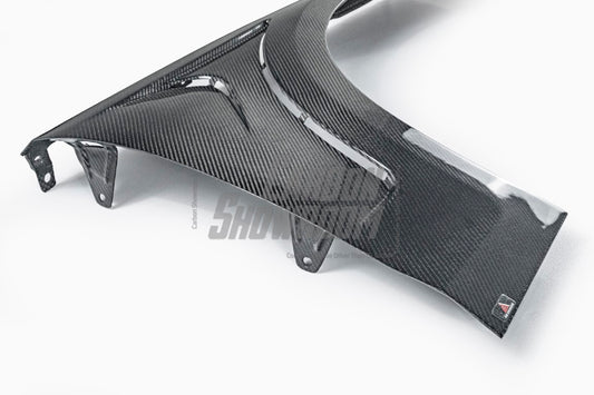 Audi S4 / A4 B9.5 2020 2021 2022 2023 2024 with Aftermarket Parts - AE Style Front Fenders Carbon Fiber?from ArmorExtend