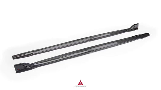 Audi RS5 B9.5 2020 2021 2022 2023 2024 2025 with Aftermarket Parts - ART V2 Style Side Skirts Dry Pre-preg Carbon Fiber from ArmorExtend