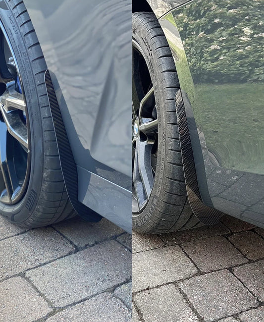 BMW 3 Series 330i M340i (Fits Both Pre-LCI & LCI) G20 G21 2019-ON with Aftermarket Parts - Front & Rear Arch Guards Dry Pre-preg Carbon Fiber / ABS from Automotive Passion