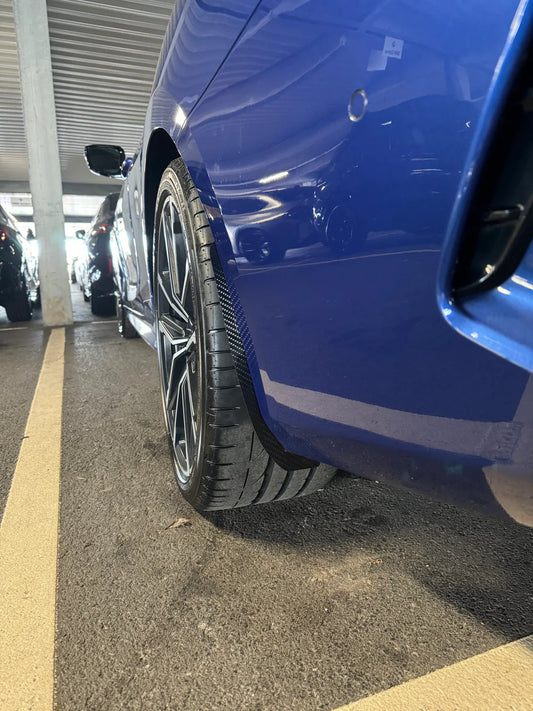 BMW 4 Series M440 430 G22 G23 2020-ON with Aftermarket Parts - Front & Rear Arch Guards Dry Pre-preg Carbon Fiber / ABS from Automotive Passion
