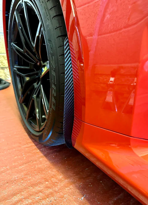 BMW M2CS M2 G87 2023-ON with Aftermarket Parts - Front & Rear Arch Guards Dry Pre-preg Carbon Fiber / ABS from Automotive Passion