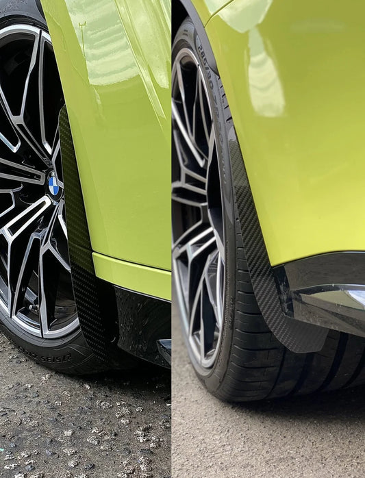 BMW M4 G82 G83 2021-ON with Aftermarket Parts - Front & Rear Arch Guards Dry Pre-preg Carbon Fiber / ABS from Automotive Passion