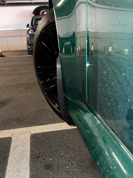 BMW M5 G90 G99 2025-ON with Aftermarket Parts - Front Arch Guards Dry Pre-preg Carbon Fiber / ABS from Automotive Passion