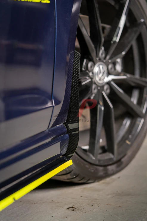 Volkswagen Golf GTI / R MK7 2015 2016 2017 with Aftermarket Parts - Front & Rear Arch Guards Dry Pre-preg Carbon Fiber / ABS from Automotive Passion