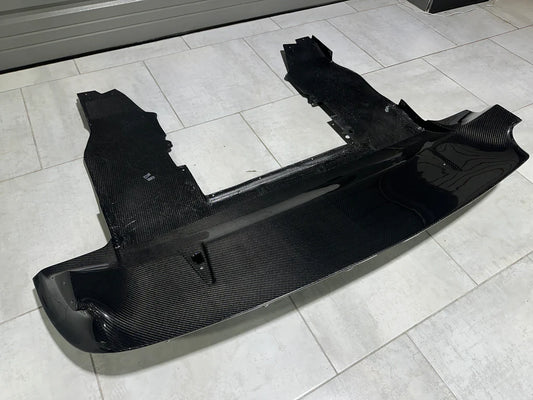 McLaren 720S 2018 2019 2020 2021 2022 2023 with Aftermarket Parts - 765LT Rear Bumper Set Conversion Kit Pre-preg Carbon Fiber / FRP from Aero Republic