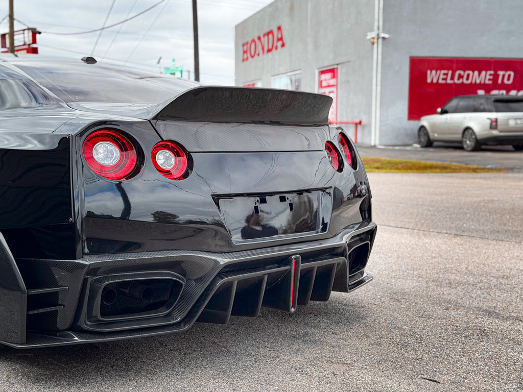 CMST Tuning Extreme Ducktail Trunk Lid for Nissan GTR Nismo T-Spec Black/Track Eidtion Premium Pure Carbon Fiber/FRP