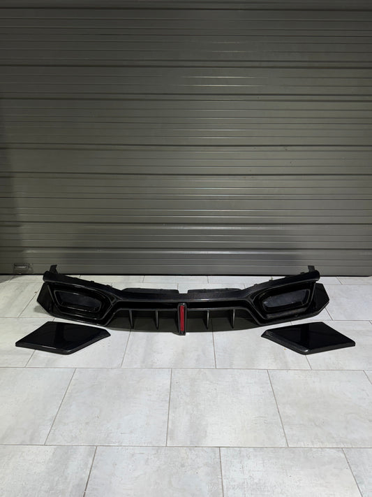 Robot Craftsman "Godzilla" Rear Bumper & Diffuser for Nissan GTR  R35 PP Polypropylene FRP Carbon Fiber