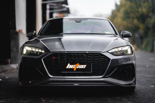 Audi RS5 B9.5 2020-ON with Aftermarket Parts - Front Lip Pre-preg Carbon Fiber from BCTXE Tuning