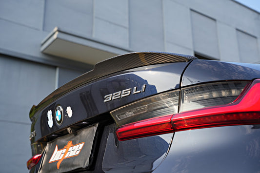 BMW M3 G80 2021 2022 2023 2024 & 3 Series 330i M340i (Fits Both Pre-LCI & LCI) 2019 2020 2021 2022 2023 2024 with Aftermarket Parts - Rear Spoiler Pre-preg Carbon Fiber from BCTXE Tuning