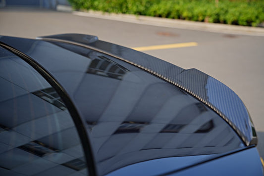 BMW M3 G80 2021 2022 2023 2024 & 3 Series 330i M340i (Fits Both Pre-LCI & LCI) 2019 2020 2021 2022 2023 2024 with Aftermarket Parts - Rear Spoiler Pre-preg Carbon Fiber from BCTXE Tuning