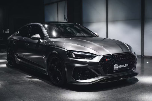 Audi RS5 B9.5 2020-ON with Aftermarket Parts - Front Lip Pre-preg Carbon Fiber from BCTXE Tuning