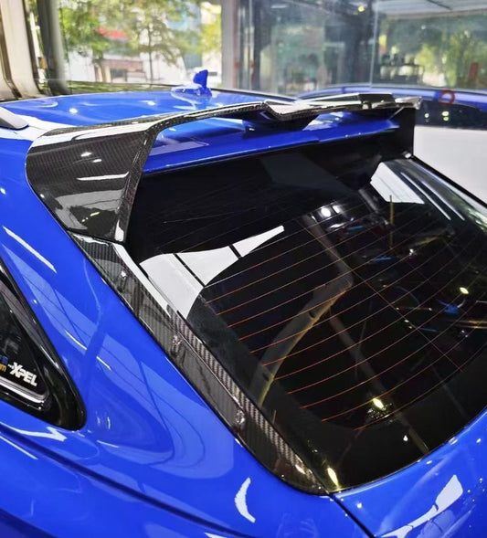 Audi RS6 C8 2020-ON with Aftermarket Parts - V1 Rear Roof Spoiler Carbon Fiber from BCTXE Tuning