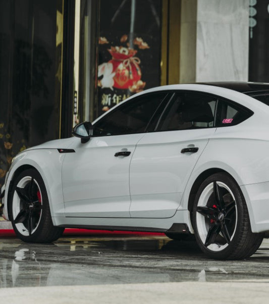 Audi S5 A5 S-line B9 2017 2018 2019 with Aftermarket Parts - Side Skirts Carbon Fiber from BCTXE Tuning