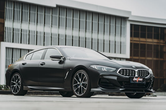 BMW 8 Series M850 840 G14 G15 G16 2018-ON with Aftermarket Parts - Front Lip Pre-preg Carbon Fiber from BCTXE Tuning