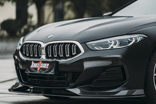 BMW 8 Series M850 840 G14 G15 G16 2018-ON with Aftermarket Parts - Front Lip Pre-preg Carbon Fiber from BCTXE Tuning