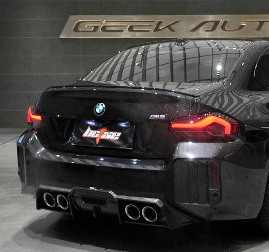 BMW M2 / M2C G87 2023 2024 with Aftermarket Parts - Rear Diffuser Pre-preg Carbon Fiber from BCTXE Tuning