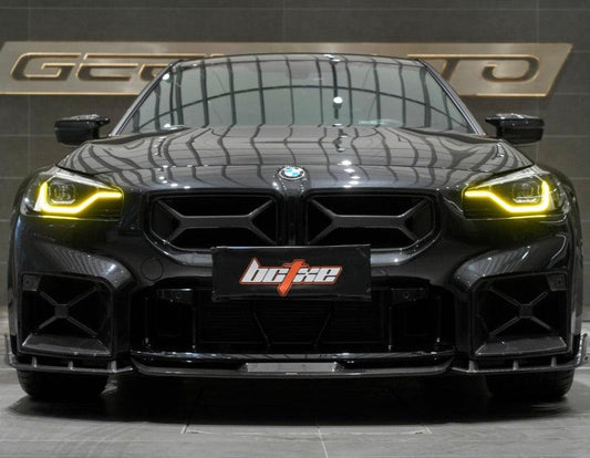 BMW M2 / M2C G87 2023 2024 with Aftermarket Parts - Air Intake Vents Pre-preg Carbon Fiber from BCTXE Tuning