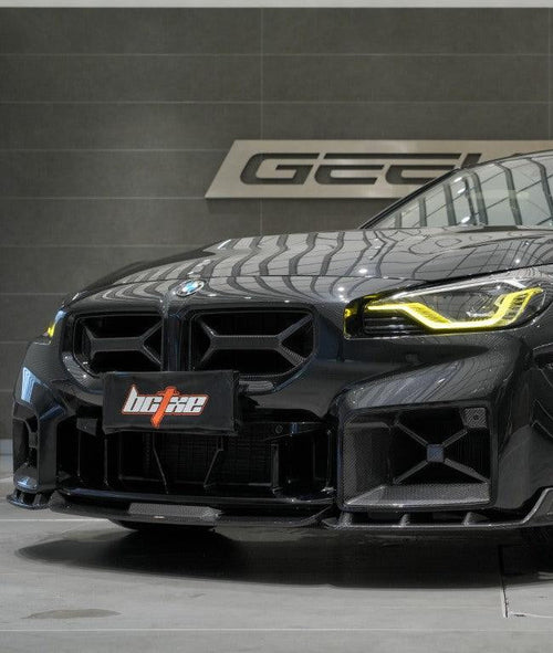 BMW M2 / M2C G87 2023 2024 with Aftermarket Parts - Air Intake Vents Pre-preg Carbon Fiber from BCTXE Tuning