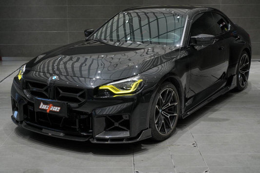 BMW M2 / M2C G87 2023 2024 with Aftermarket Parts - Front Lip Pre-preg Carbon Fiber from BCTXE Tuning