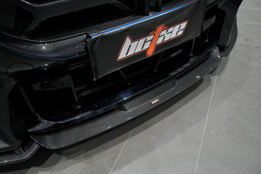 BMW M2 / M2C G87 2023-ON with Aftermarket Parts - Front Lip Dry Pre-preg Carbon from BCTXE Tuning
