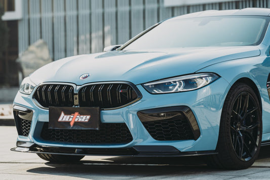 BMW M8  F91 F92 F93 2019-ON with Aftermarket Parts - Pre-preg Carbon Fiber Front Lip from BCTXE Tuning