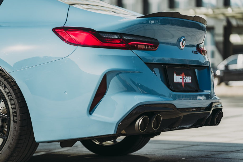 BMW M8 F91 F92 F93 2019-ON with Aftermarket Parts - Pre-preg Carbon Fiber Rear Diffuser from BCTXE Tuning