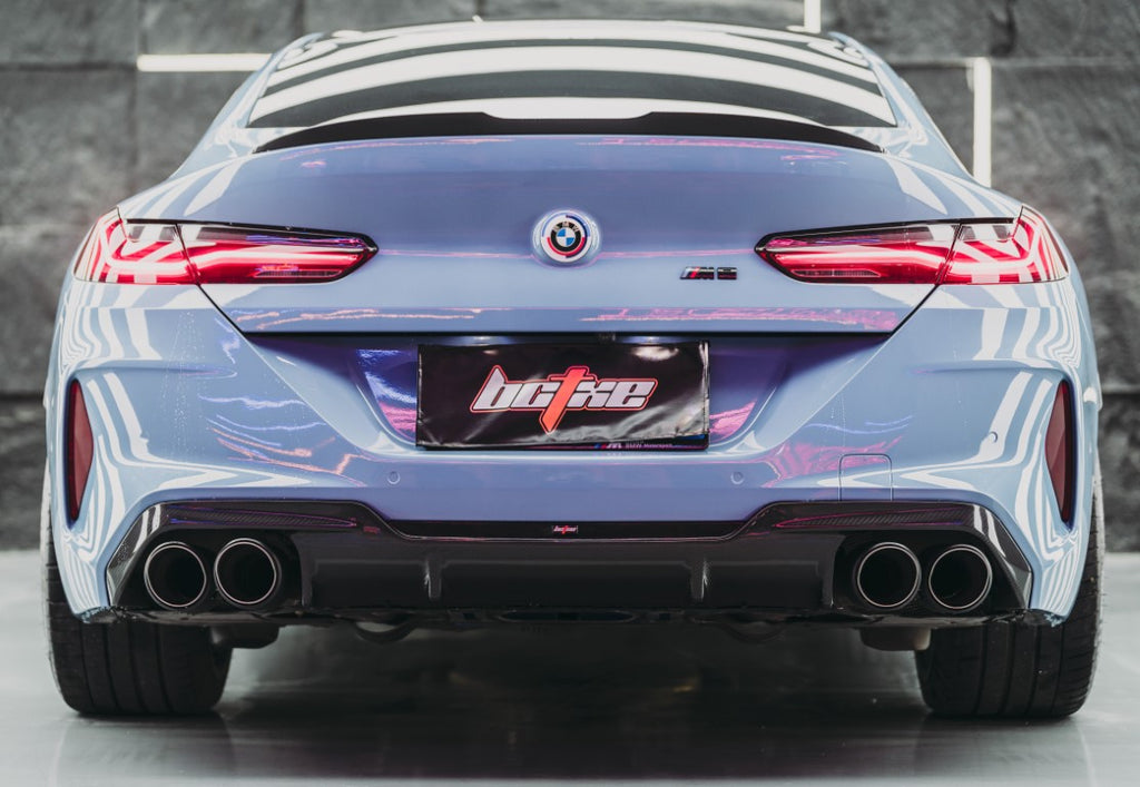 BMW M8 F91 F92 F93 2019-ON with Aftermarket Parts - Pre-preg Carbon Fiber Rear Diffuser from BCTXE Tuning