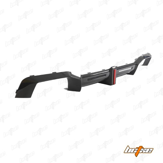 BMW X4M X4MC F98 LCI 2022 2023 2024 with Aftermarket Parts - Rear Diffuser & Canards Carbon Fiber from BCTXE Tuning