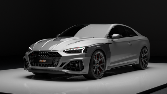 Audi RS5 B9 B9.5 2017 2018 2019 2020 2021 2022 2023 2024 2025 with Aftermarket Parts - Front Fenders Dry Pre-preg Carbon Fiber from BCTXE Tuning