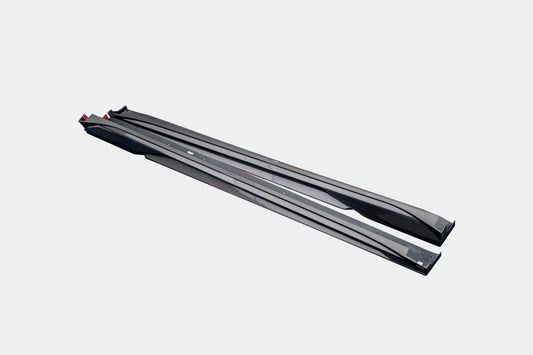 Tesla Model Y Juniper 2026-ON with Aftermarket Parts - Side Skirts Dry Pre-preg Carbon Fiber from BCTXE Tuning