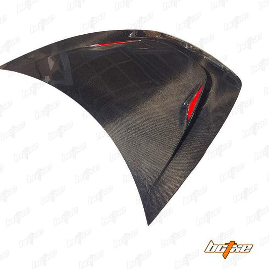 Tesla Model 3 Highland / Performance 2024-ON with Aftermarket Parts - Hood Bonnet Carbon Fiber from BCTXE Tuning