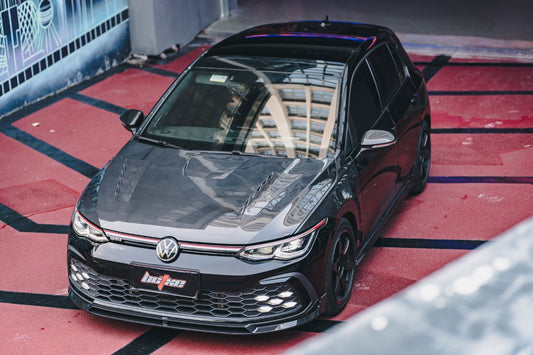 Volkswagen Golf R / GTI / Golf MK8 2022-ON with Aftermarket Parts - Pre-preg Carbon Fiber Front Fenders from BCTXE Tuning