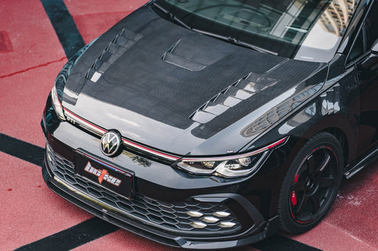 Volkswagen Golf R / GTI / Golf MK8 2022-ON with Aftermarket Parts - Pre-preg Carbon Fiber Front Fenders from BCTXE Tuning