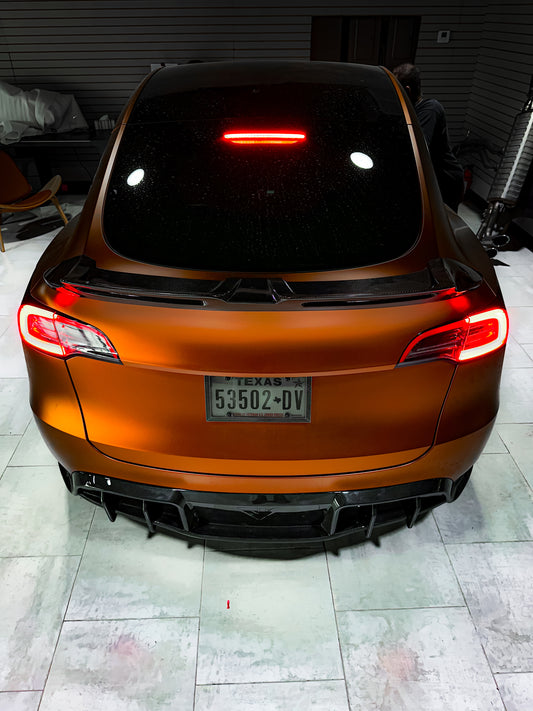 Future Design Carbon Fiber REAR DIFFUSER for Tesla Model Y / Performance