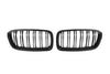 BMW 3 Series M340 340 335 330 328 320 F30 F31 2013 2014 2015 2016 2017 2018 2019 2020 with Aftermarket Parts - Dual Slat Front Kidney Grill Pre-preg Carbon Fiber from Aero Republic