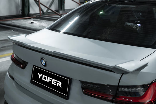 BMW M3 G80 2021-ON & 3 Series M340i 330i  G20 (Fits Both Pre-LCI & LCI) 2019-ON with Aftermarket Parts - Rear Spoiler ABS from Yofer USA