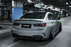 BMW 3 Series M340i 330i G20 G21 Pre-LCI 2019-2022 with Aftermarket Parts - V1 Style PP Rear Diffuser & Lower Splitters from Yofer USA