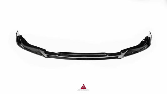 BMW 4 Series M440i 430i (With M-Package Bumper, does not fit base model) G22 G23 2020-ON with Aftermarket Parts - Plustic Series Front Lip ABS from ArmorExtend