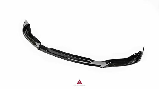 BMW 4 Series M440i 430i (With M-Package Bumper, does not fit base model) G22 G23 2020-ON with Aftermarket Parts - Plustic Series Front Lip ABS from ArmorExtend