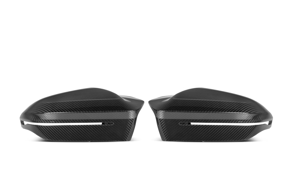 BMW 5 Series 530 540 & i5 e/x Drive40 M60 G60 G61 2024-ON LHD (Left Hand Drive) with Aftermarket Parts - M5 Style / LHD & M5 Style / RHD Replacement Mirror Caps Pre-preg Carbon Fiber from Aero Republic