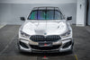 BMW 8 Series M850i 840i (With M-Package Bumper) G14 G15 G16 2018-ON with Aftermarket Parts - AE Style Carbon Fiber Front Lip from ArmorExtend