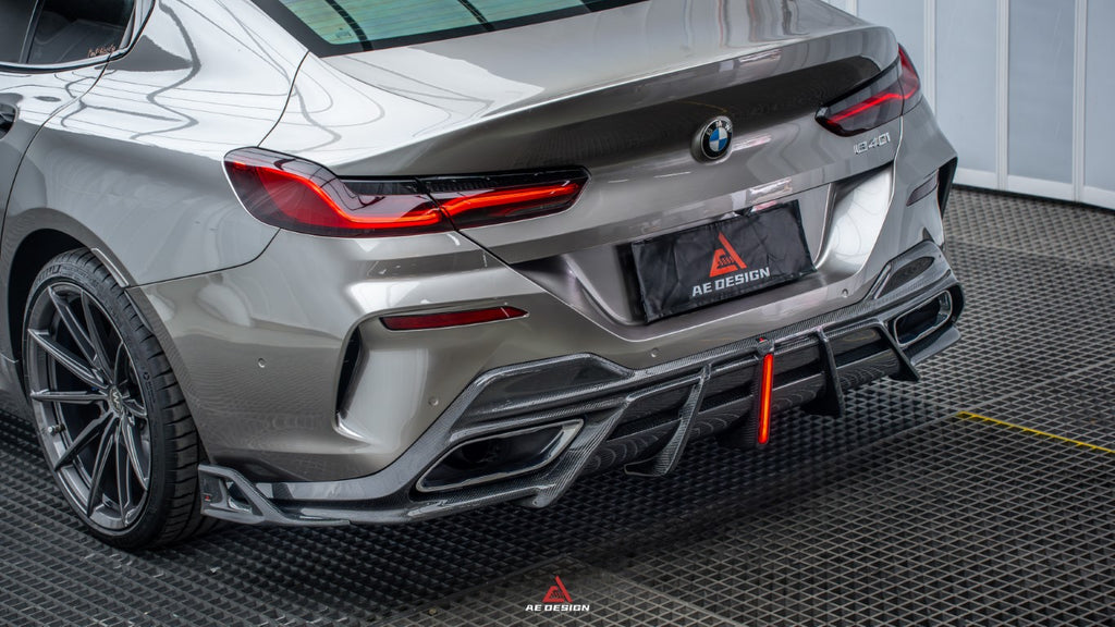 ArmorExtend Carbon Fiber AE Rear Diffuser & Canards for BMW 8 Series M850i 840i G14 G15 G16