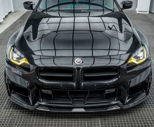 BMW M2/C G87 2023-ON with Aftermarket Parts - ART Style Pre-preg Carbon Fiber Lower Grill from ArmorExtend