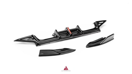 BMW M2C M2 G87 2023-ON with Aftermarket Parts - Rear Diffuser & Canards ABS from ArmorExtend