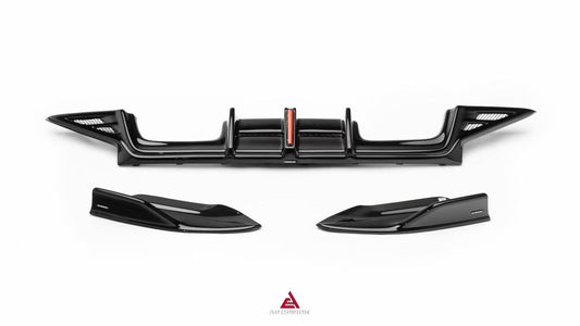 BMW M2C M2 G87 2023-ON with Aftermarket Parts - Rear Diffuser & Canards ABS from ArmorExtend