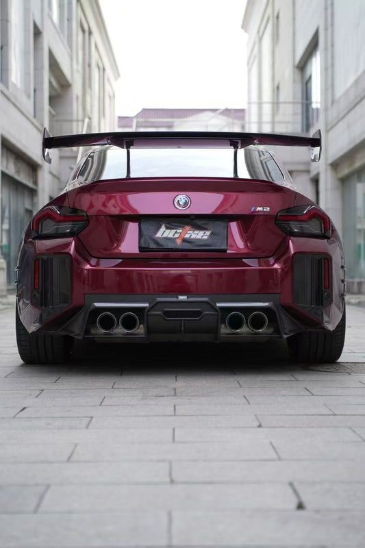 BMW M2 / M2C G87 2023 2024 with Aftermarket Parts - Rear Diffuser Pre-preg Carbon Fiber from BCTXE Tuning