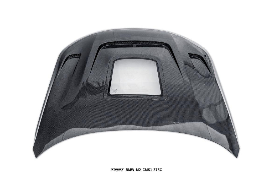 CMST Tuning FRP & Carbon V2 Tempered Clearview Glass Hood for BMW M2 / M2C G87 & 2 Series M240 230 G42