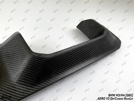 BMW M3CS M3C M3 G80 G81 2021-ON & M4CSL M4CS M4C M4 G82 G83 2021-ON with Aftermarket Parts - Adro V2 Style Rear Diffuser Dry Pre-preg Carbon Fiber from Aero Republic